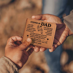 To My Stepdad Choice to Love – Leather Wallet