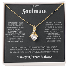 To My Soulmate-Love Knot Neckless