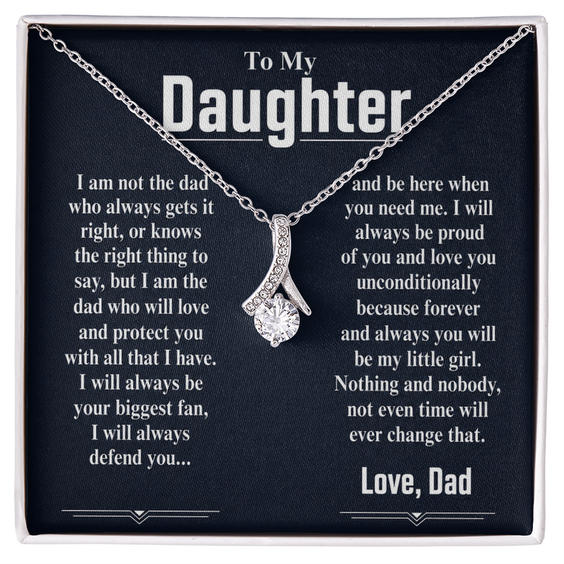 To My Daughter-Alluring Beauty Neckless