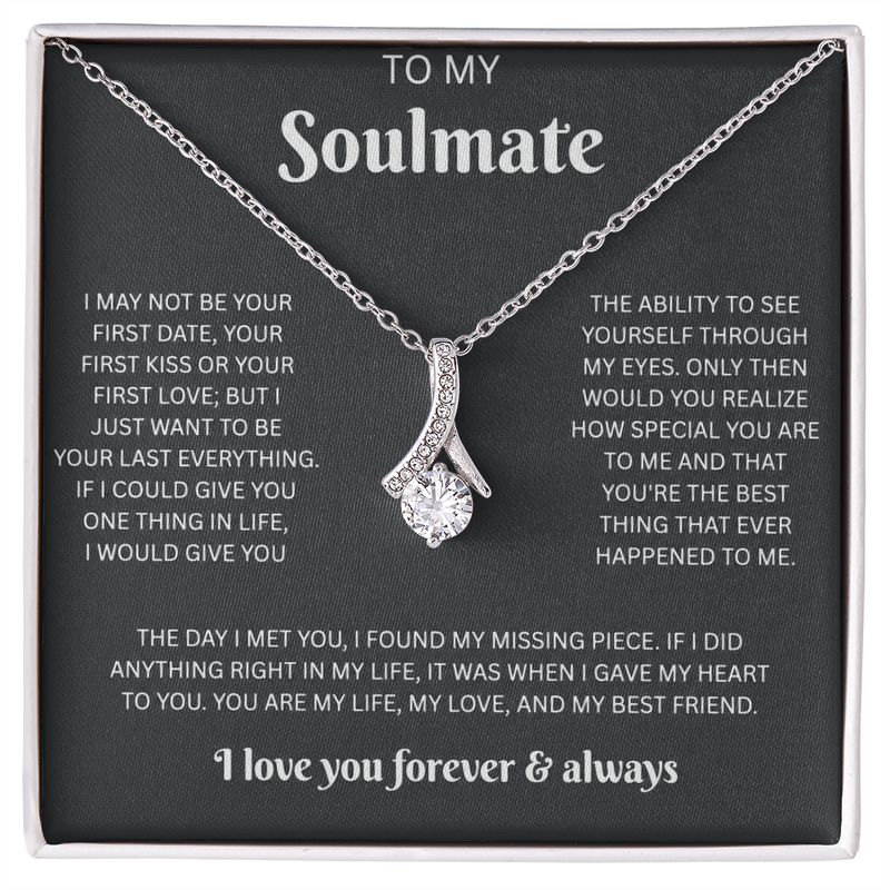 To My Soulmate-Love Knot Neckless