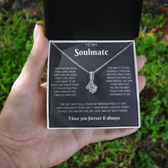 To My Soulmate-Love Knot Neckless