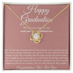 Graduation Love Knot Necklace