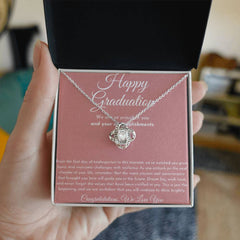 Graduation Love Knot Necklace
