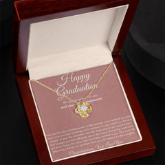 Graduation Love Knot Necklace